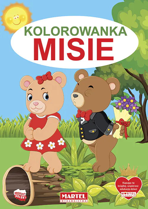 Książka - Kolorowanka Misie Martel