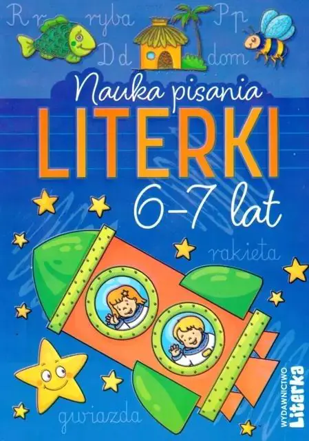 Książka - Nauka pisania. Literki 6-7 lat