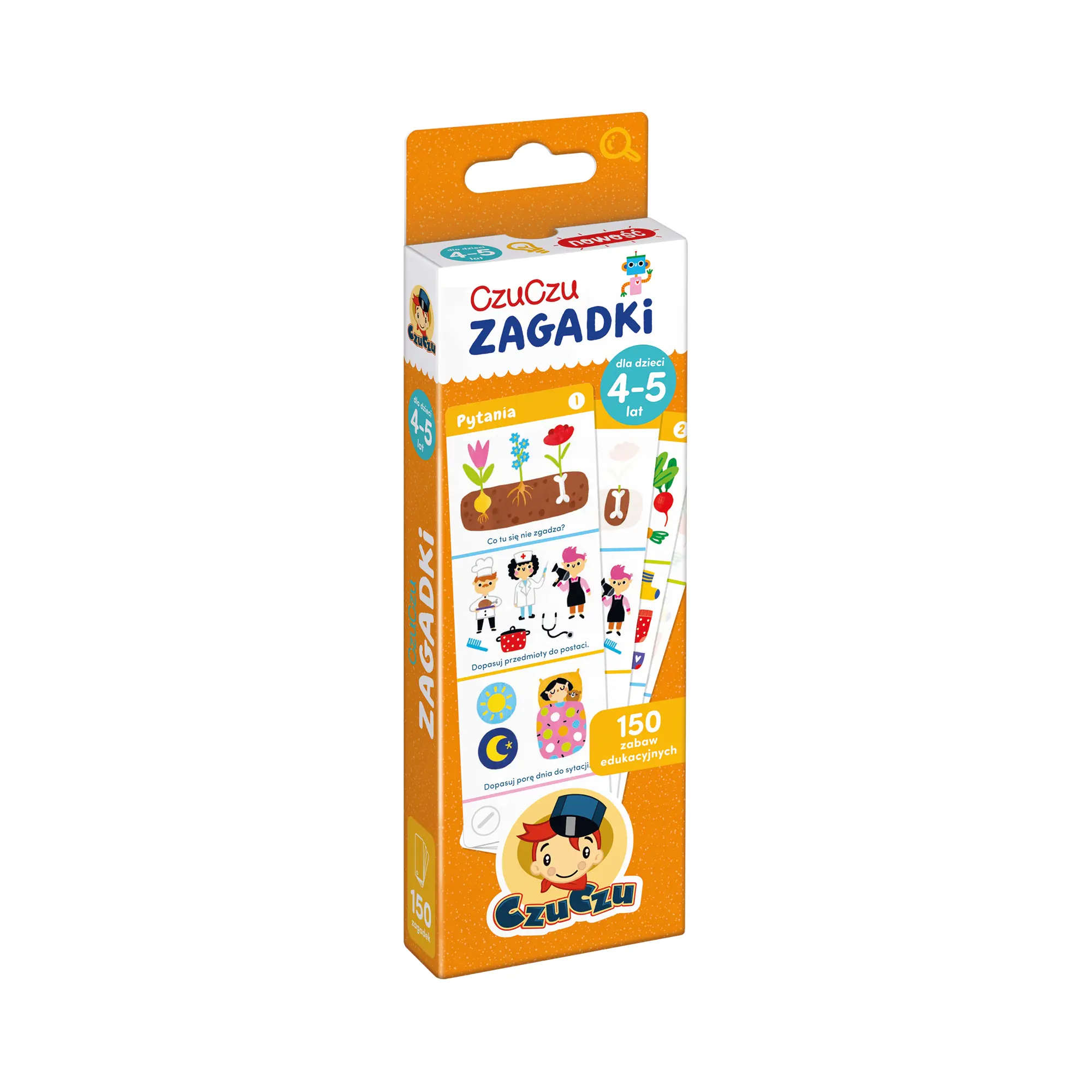 Książka - CzuCzu. Zagadki dla dzieci w wieku 4-5 lat