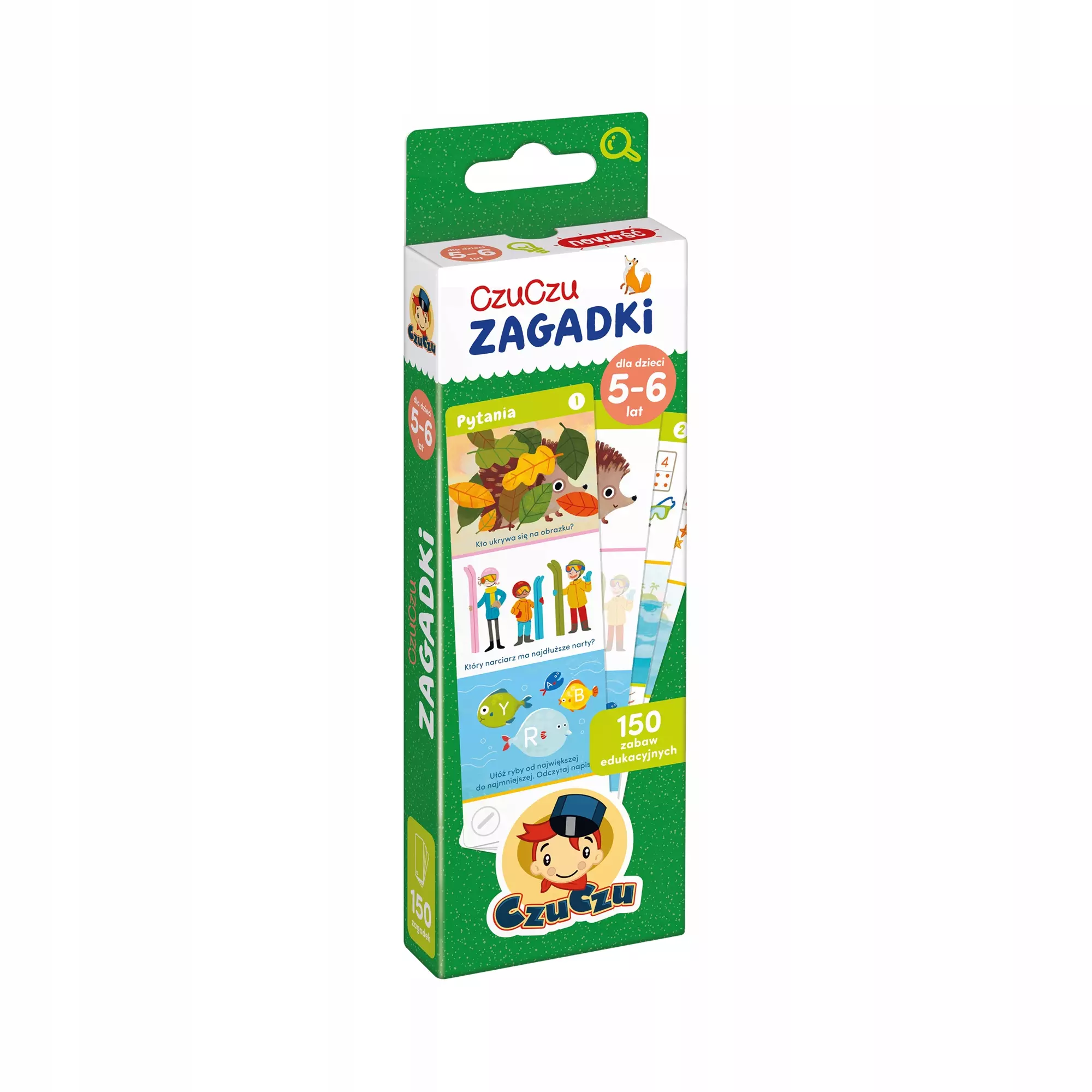 Książka - CzuCzu. Zagadki dla dzieci w wieku 5-6 lat