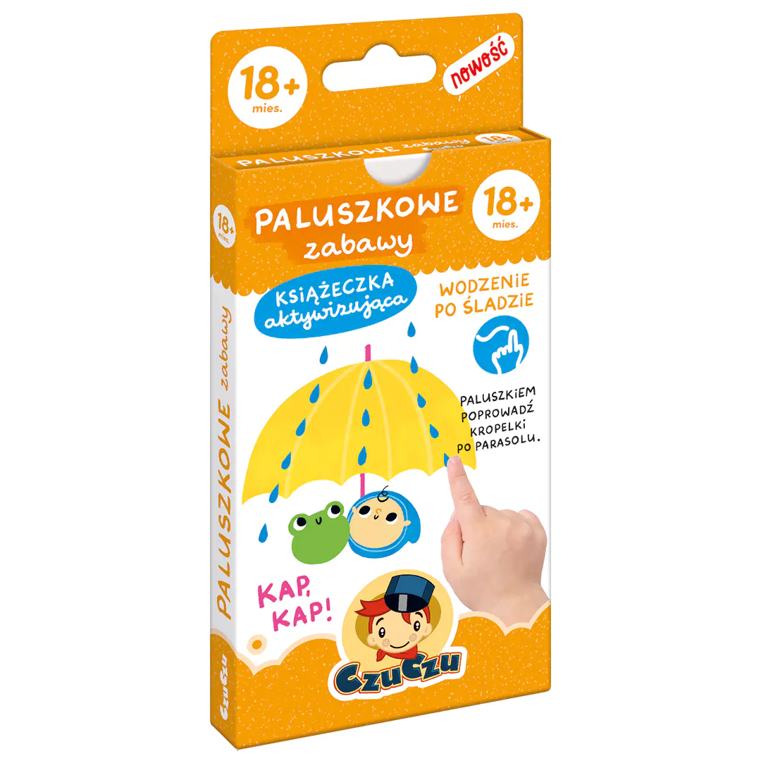 Książka - Paluszkowe zabawy CzuCzu dla dzieci w wieku 18 mies.+