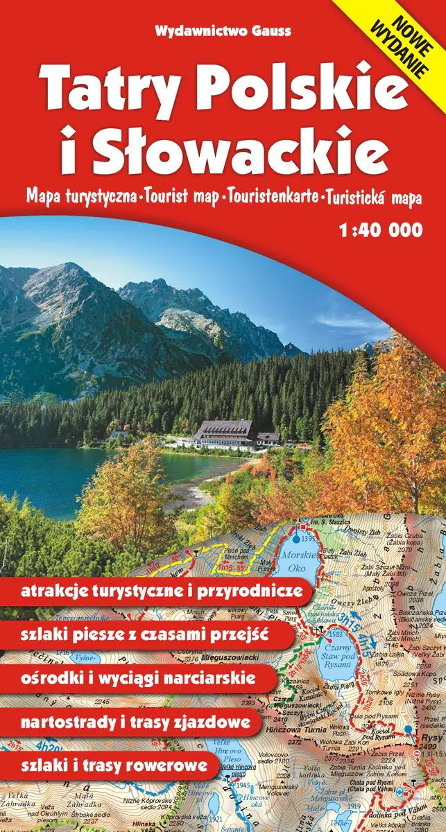 Książka - Mapa „Tatry Polskie i Słowackie”