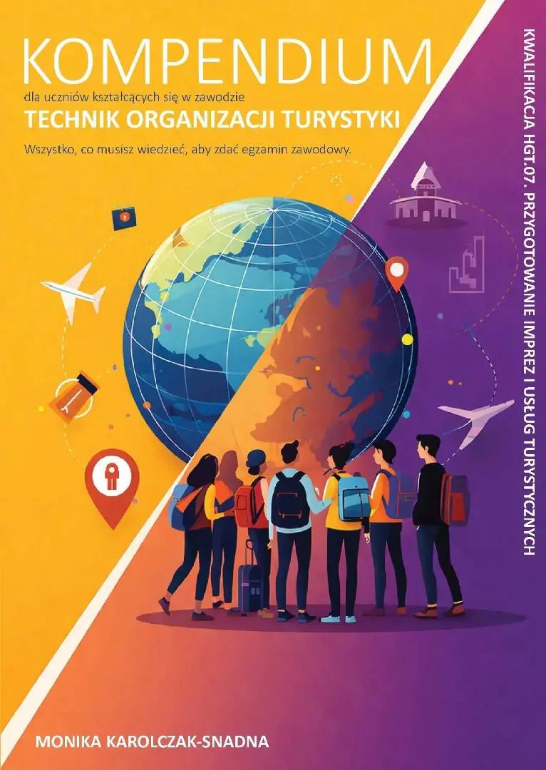 Książka - Kompendium dla uczniów kształcących się w zawodzie Technik organizacji turystyki HGT.07