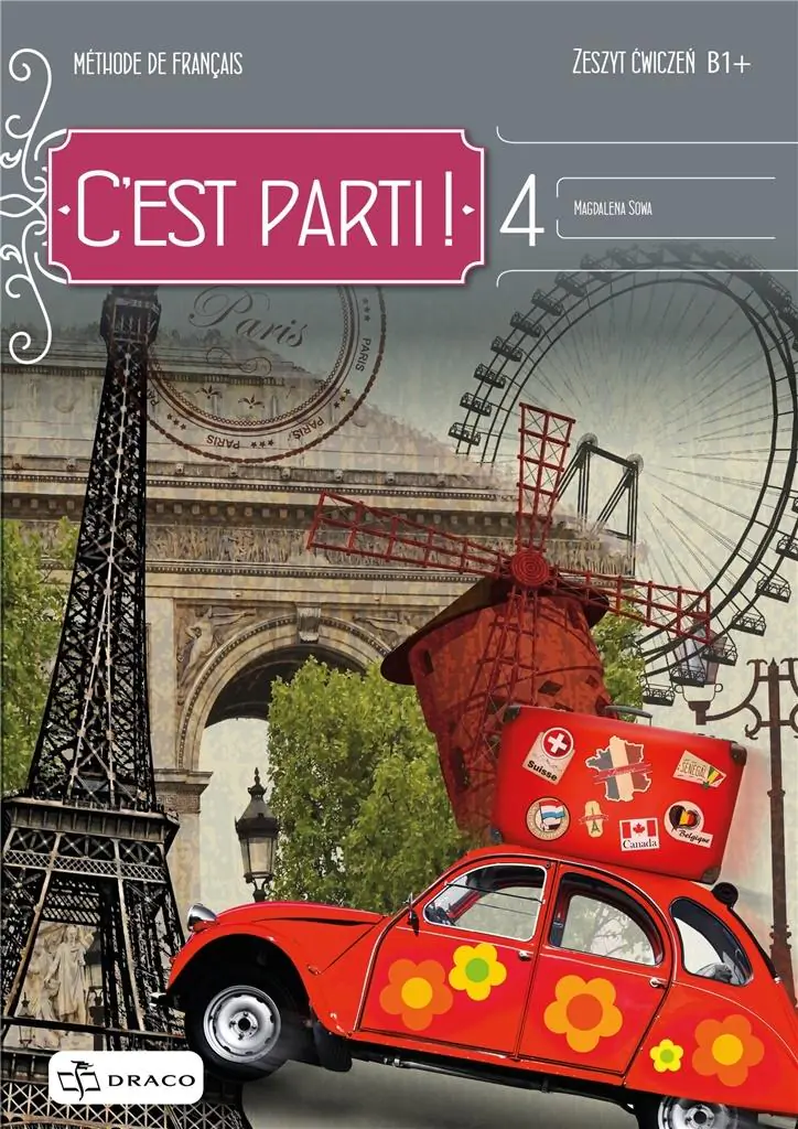 Książka - C'est parti! 4. Zeszyt ćwiczeń