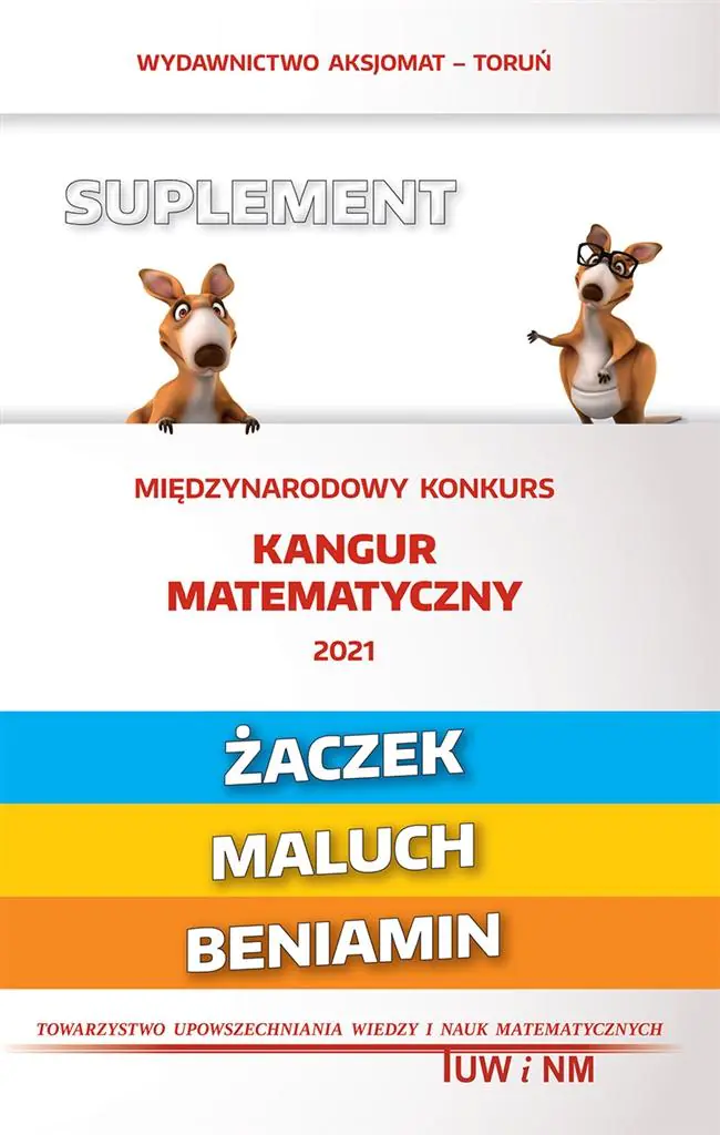 Książka - Kangur matematyczny 2021. Suplement