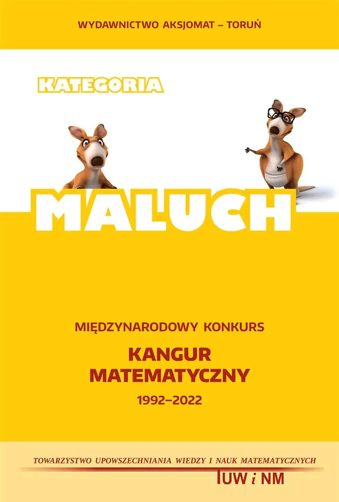Książka - Kangur 1. Matematyka z wesołym kangurem. Maluch 2022