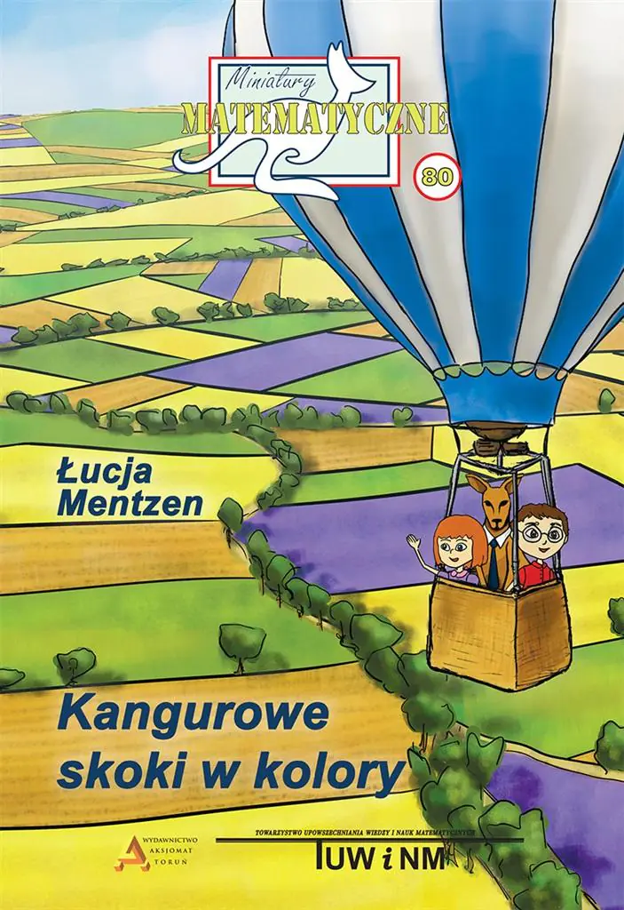 Książka - Kangurowe skoki w kolory. Miniatury matematyczne 80