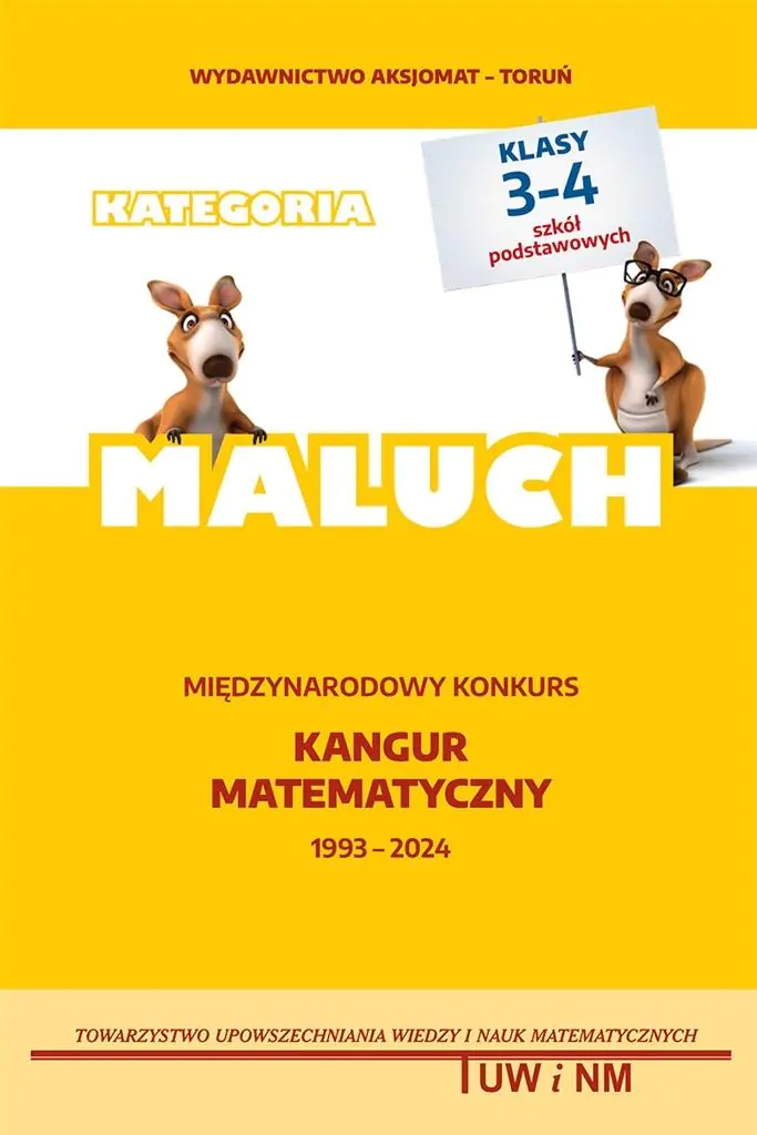 Matematyka z wesołym kangurem kategoria Maluch 2024