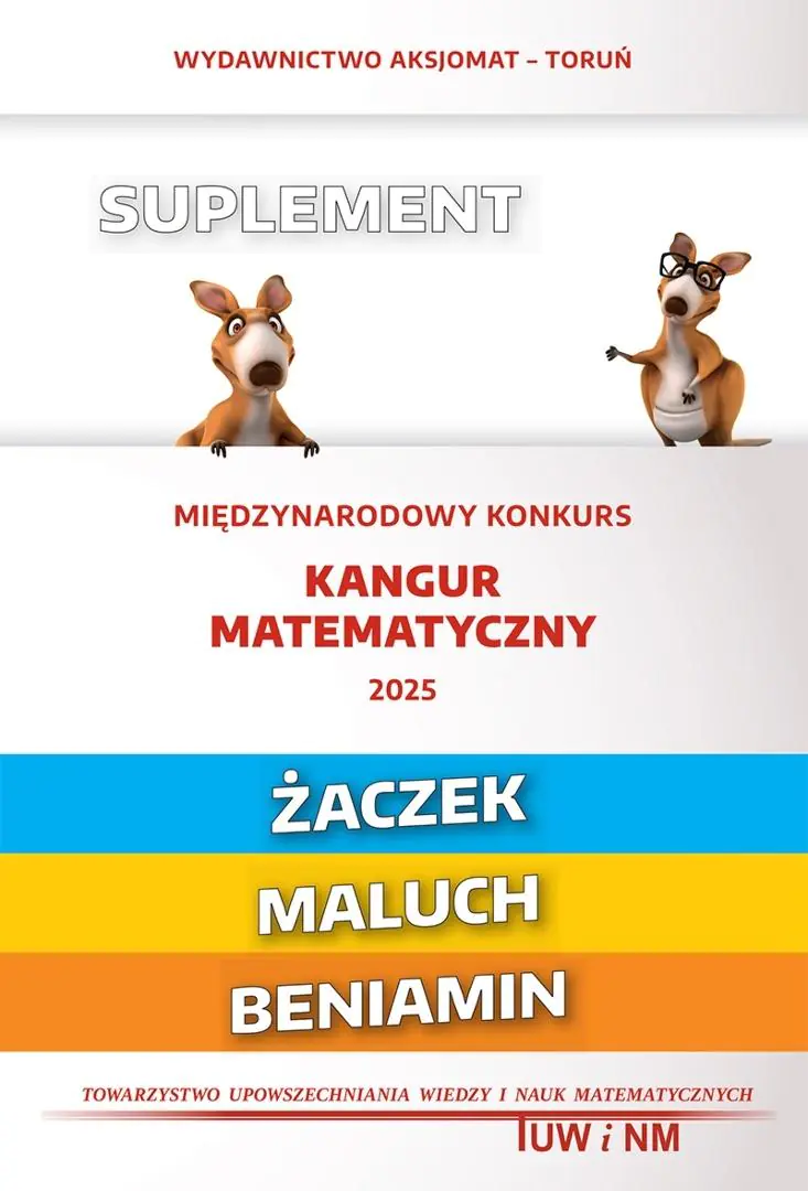 Książka - Matematyka z wesołym kangurem 2025 Suplement (Ż/M/B)