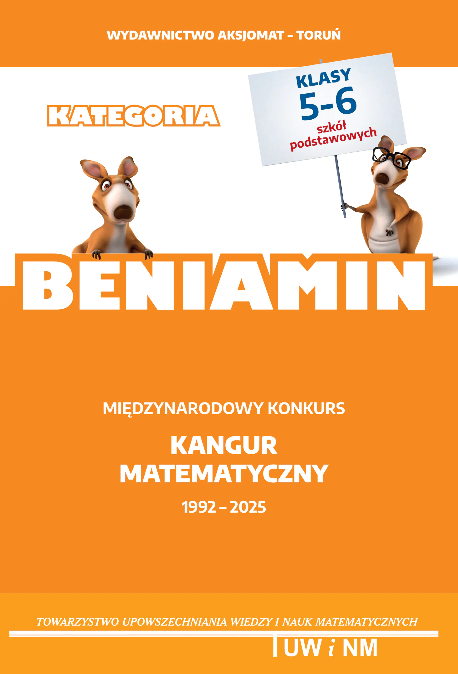 Książka - Matematyka z wesołym kangurem Kategoria Beniamin 2025