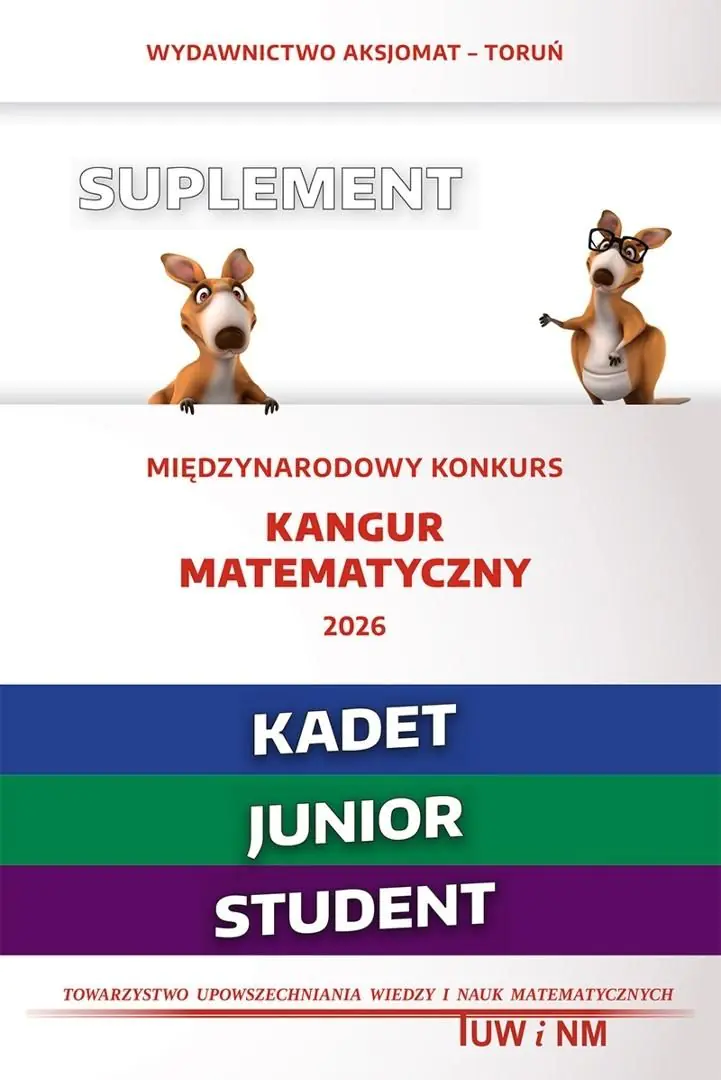 Książka - Mat. z wesołym kangurem. Suplement 2026 Kadet...