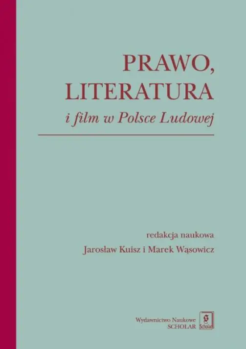Książka - Prawo, literatura i film w Polsce Ludowej