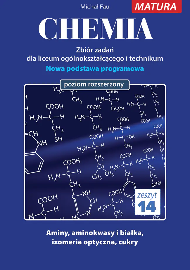 Książka - Chemia zbiór zadań dla lo i technikum zeszyt nr 14 poziom rozszerzony