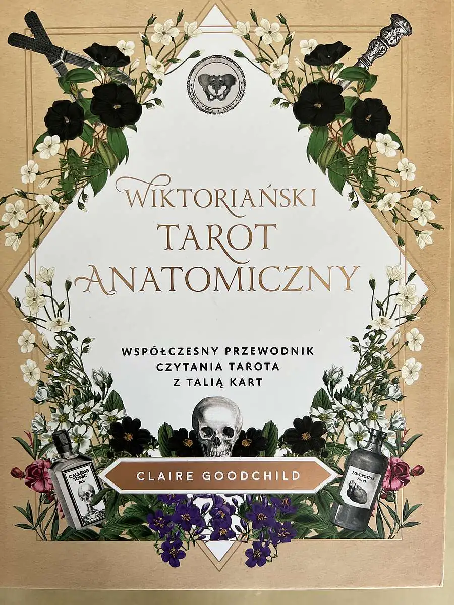 Książka - Wiktoriański tarot anatomiczny. współczesny przewodnik  czytania tarota z talią kart