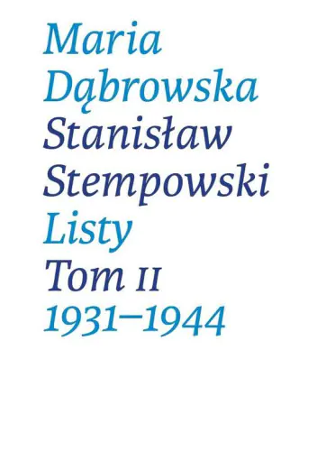 Książka - Listy. Tom II. 1931-1944
