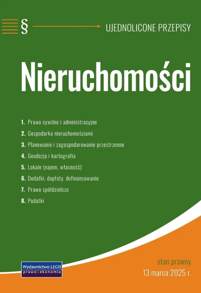 Książka - Nieruchomości - ujednolicone przepisy