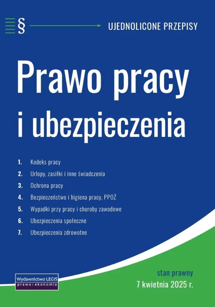 Książka - Prawo pracy i ubezpieczenia 7.04.2025