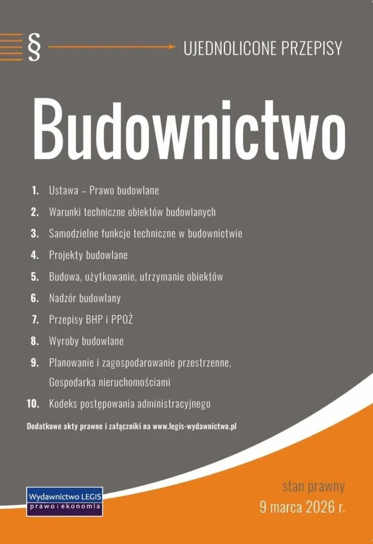 Książka - Budownictwo - ujednolicone przepisy
