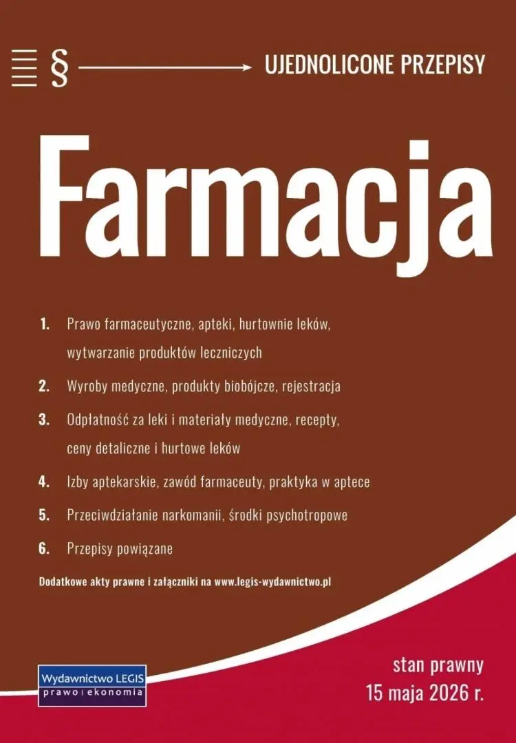 Książka - Farmacja. Ujednolicone przepisy