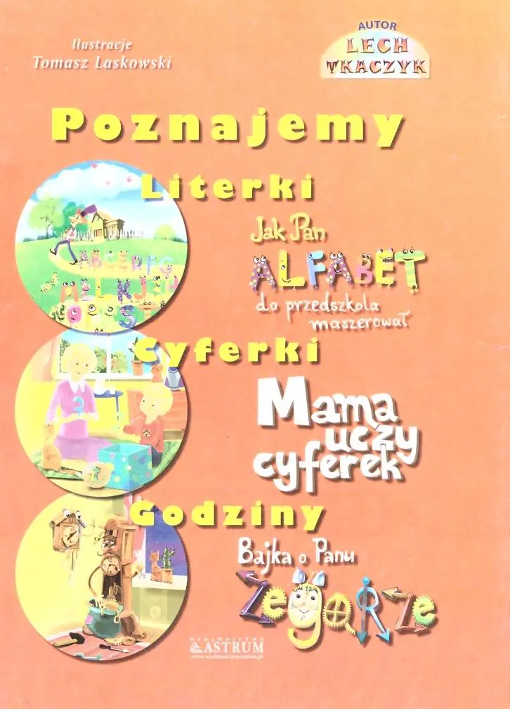 Książka - Poznajemy literki, cyferki, godziny + CD