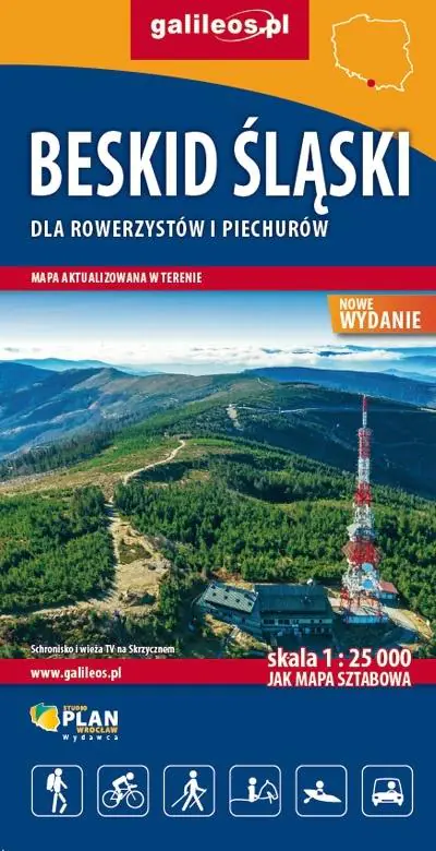 Książka - Mapa - Beskid Śląski 1 : 25 000 w.2022