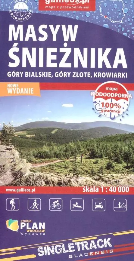 Książka - Mapa syntetyczna - Masyw Śnieżnika 1:40 000