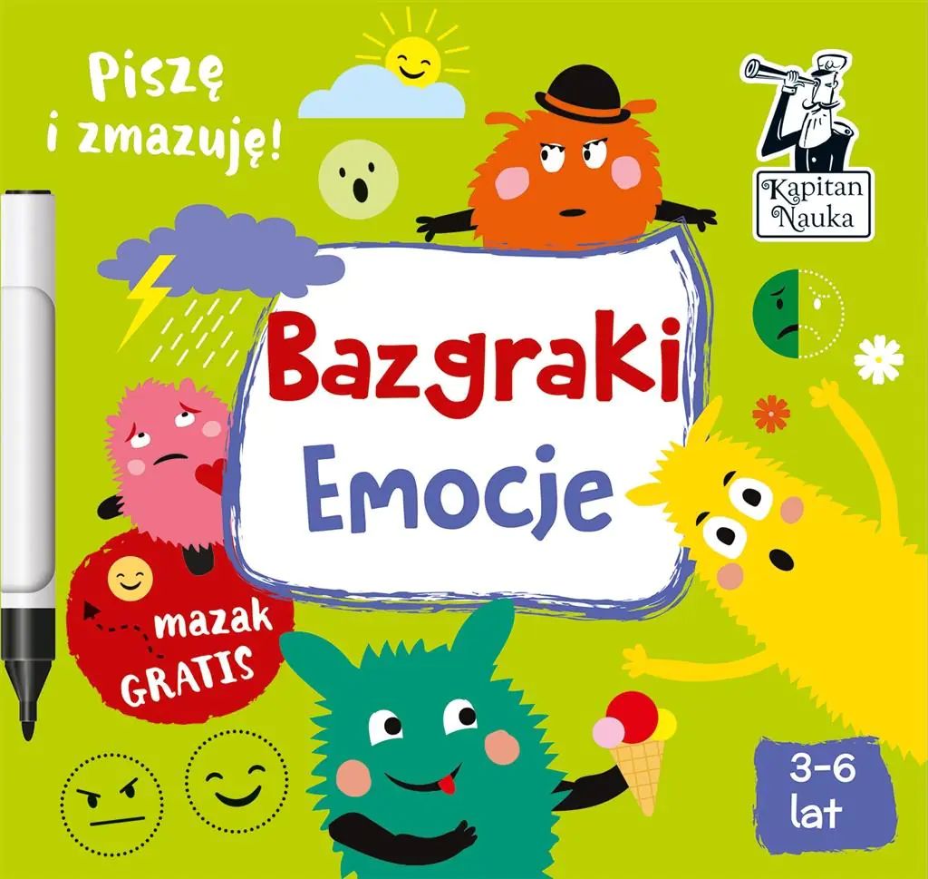 Książka - Bazgraki. Emocje