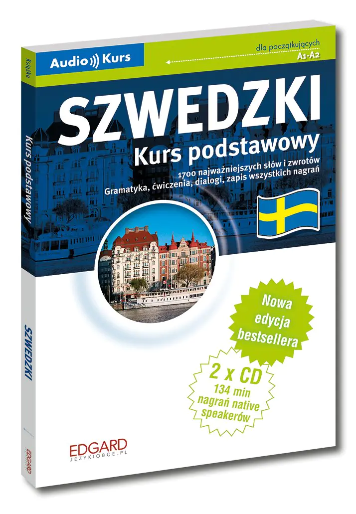 Książka - Szwedzki. Kurs podstawowy. Poziom A1-A2