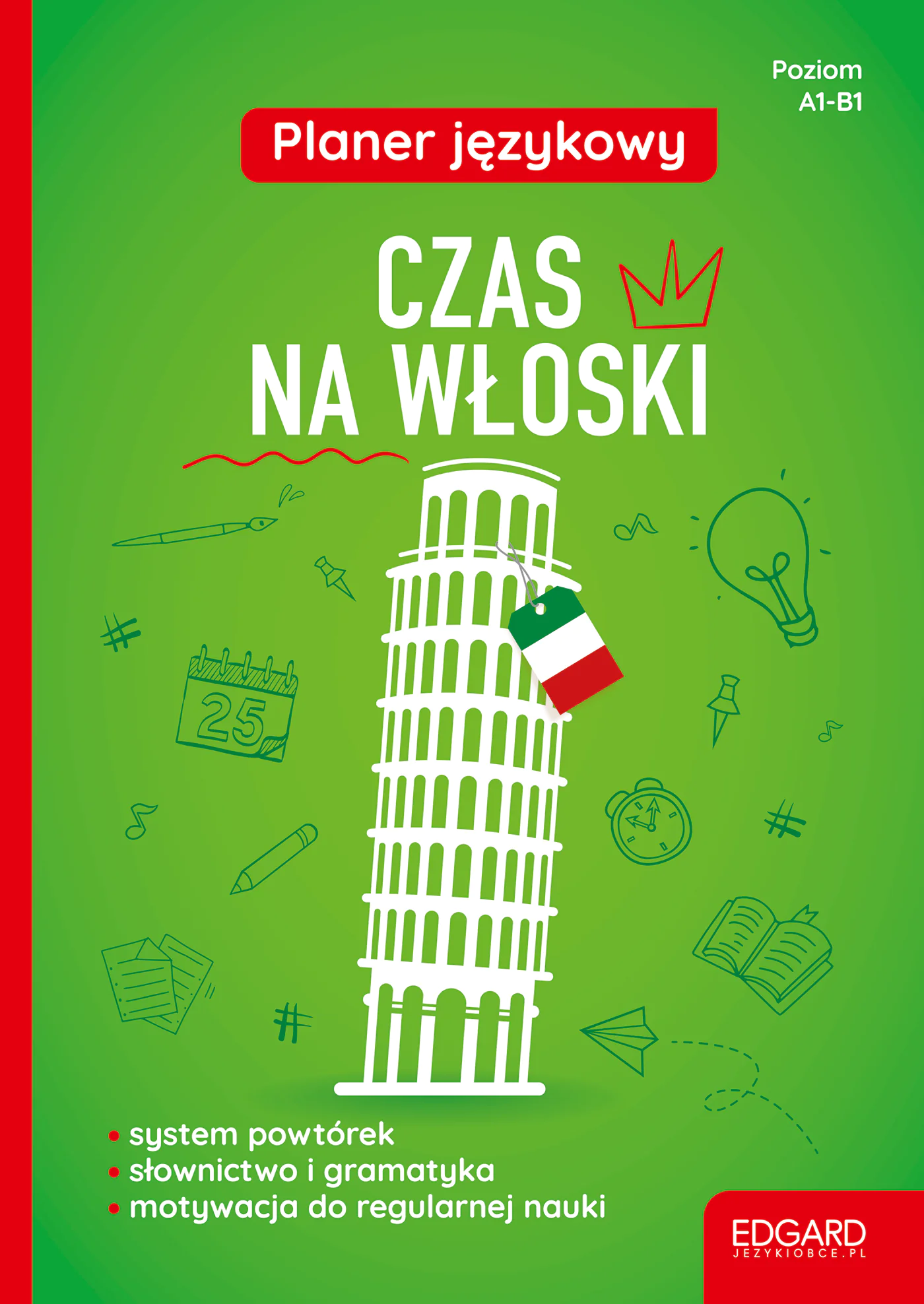 Książka - Planer językowy. Czas na włoski