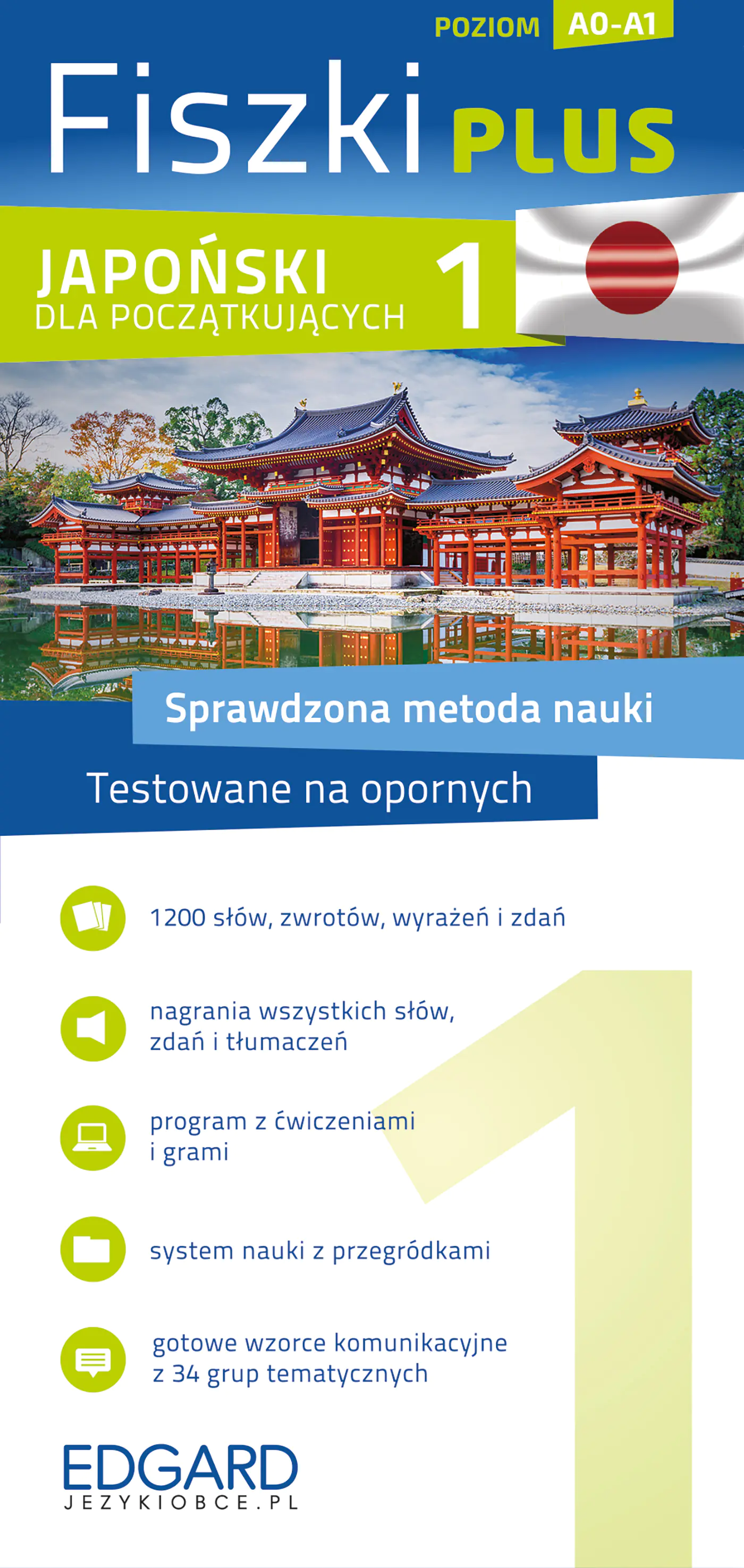 Książka - Japoński. Fiszki Plus dla początkujących