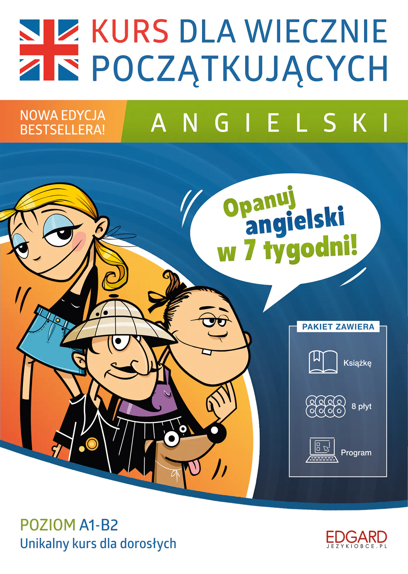 Książka - Angielski dla wiecznie początkujących. Poziom A1-B2