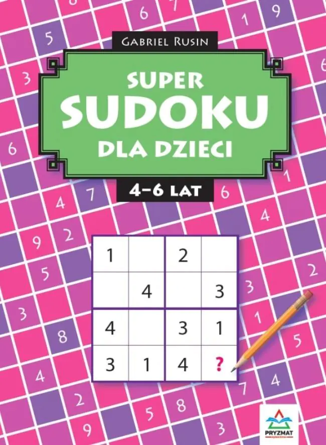 Książka - Super sudoku dla dzieci 4-6 lat