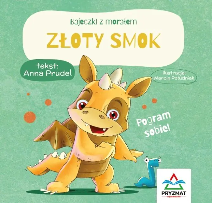 Książka - Bajeczki z morałem. Złoty smok