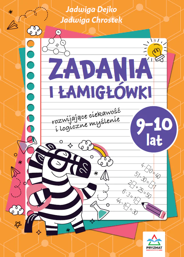 Książka - Zadania i łamigłowki 9-10 lat
