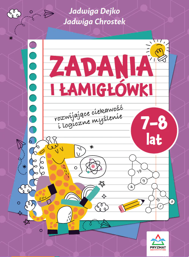 Książka - Zadania i łamigłowki 7-8 lat