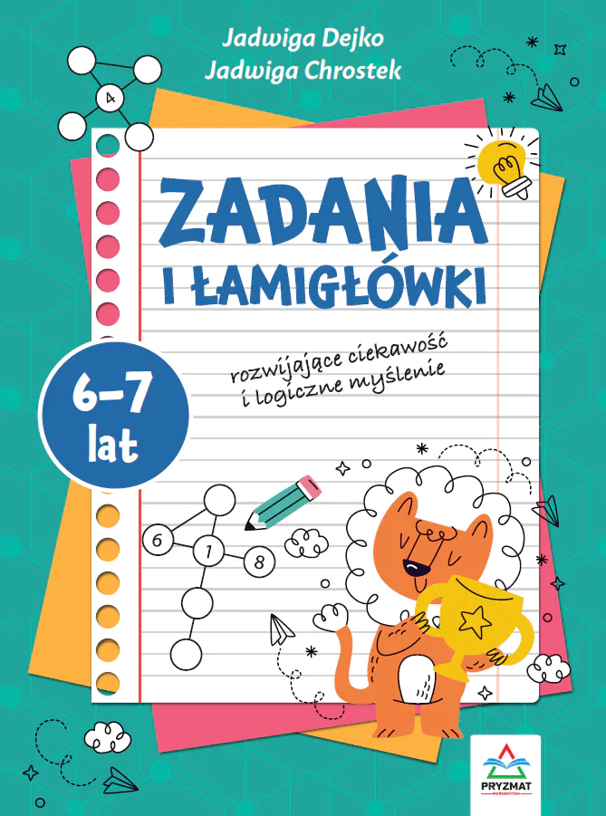 Książka - Zadania i łamigłowki 6-7 lat