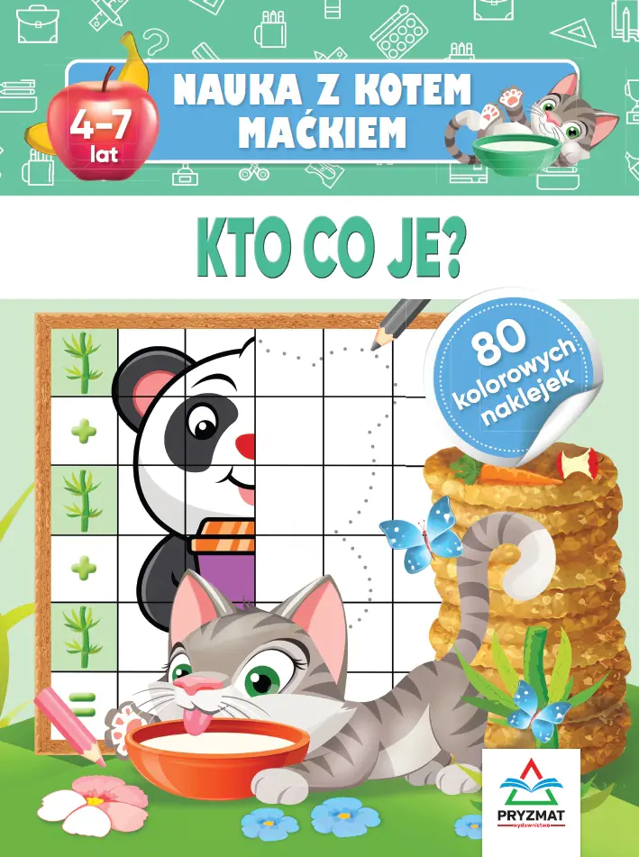 Książka - Nauka z kotem Maćkiem. Kto co je?