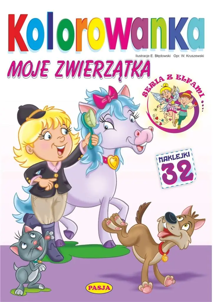 Moje zwierzątka. Kolorowanka