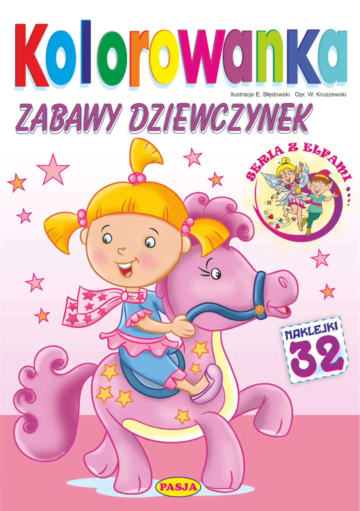 Książka - Zabawy dziewczynek. Kolorowanka