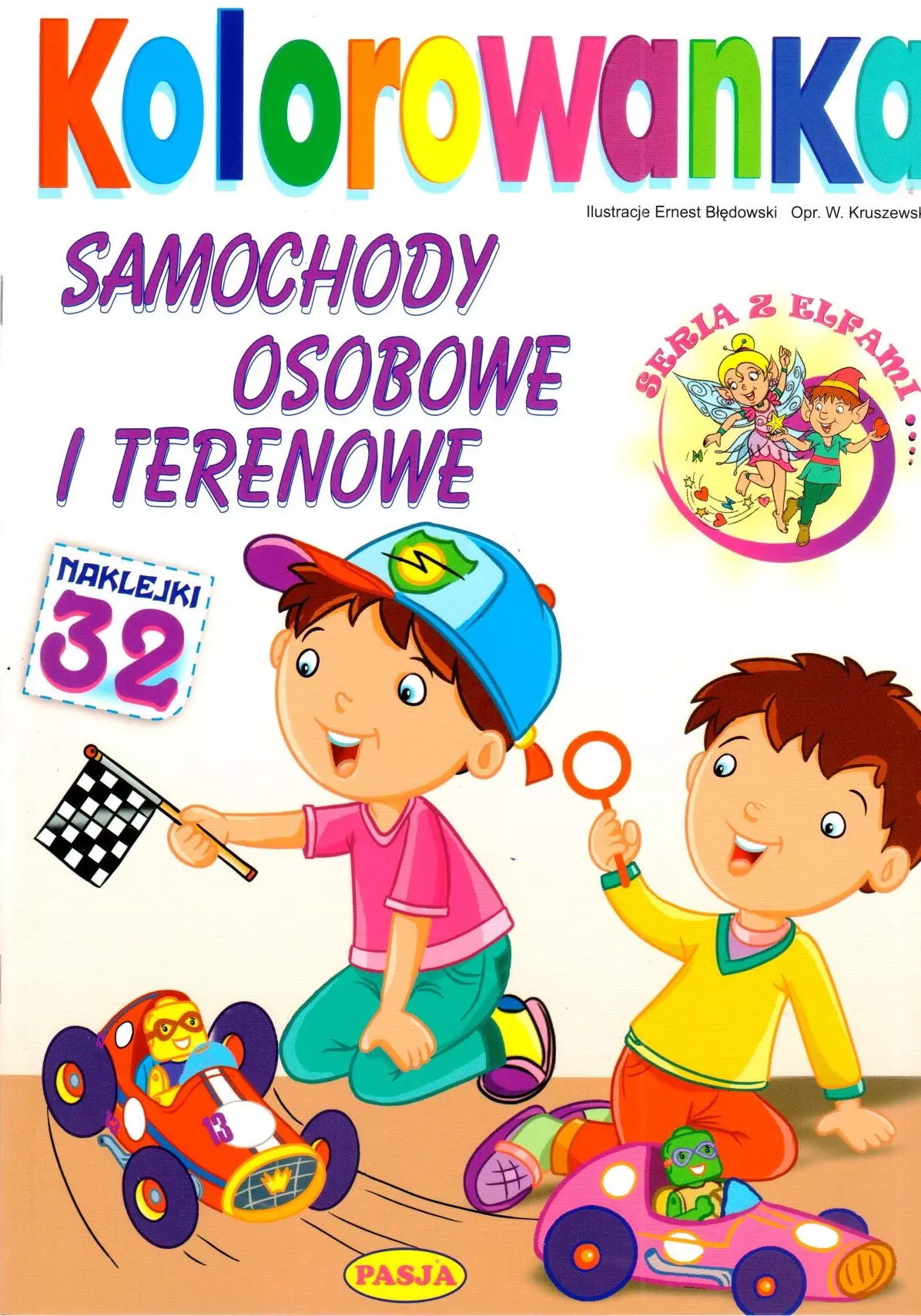 Książka - Kolorowanka. Samochody osobowe i terenowe