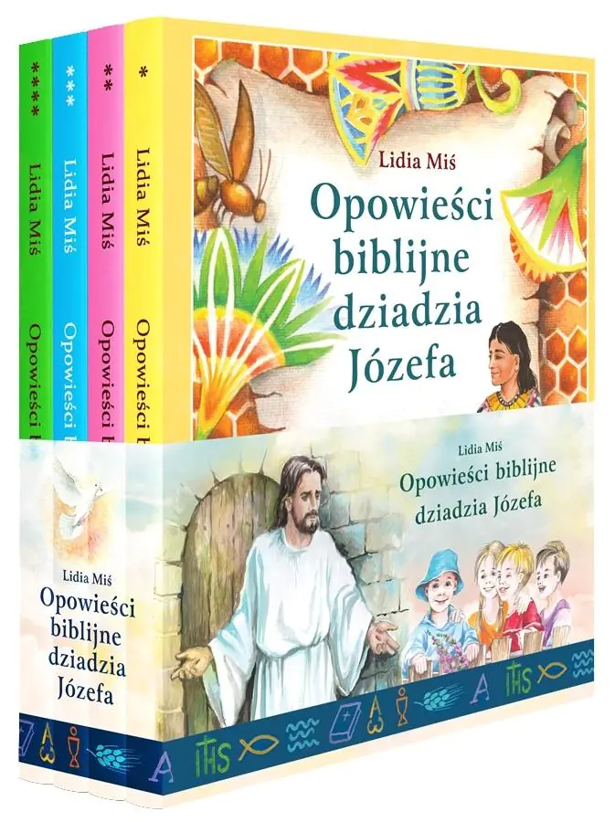 Książka - Pakiet: Opowieści biblijne dziadzia Józefa. Tom 1-4