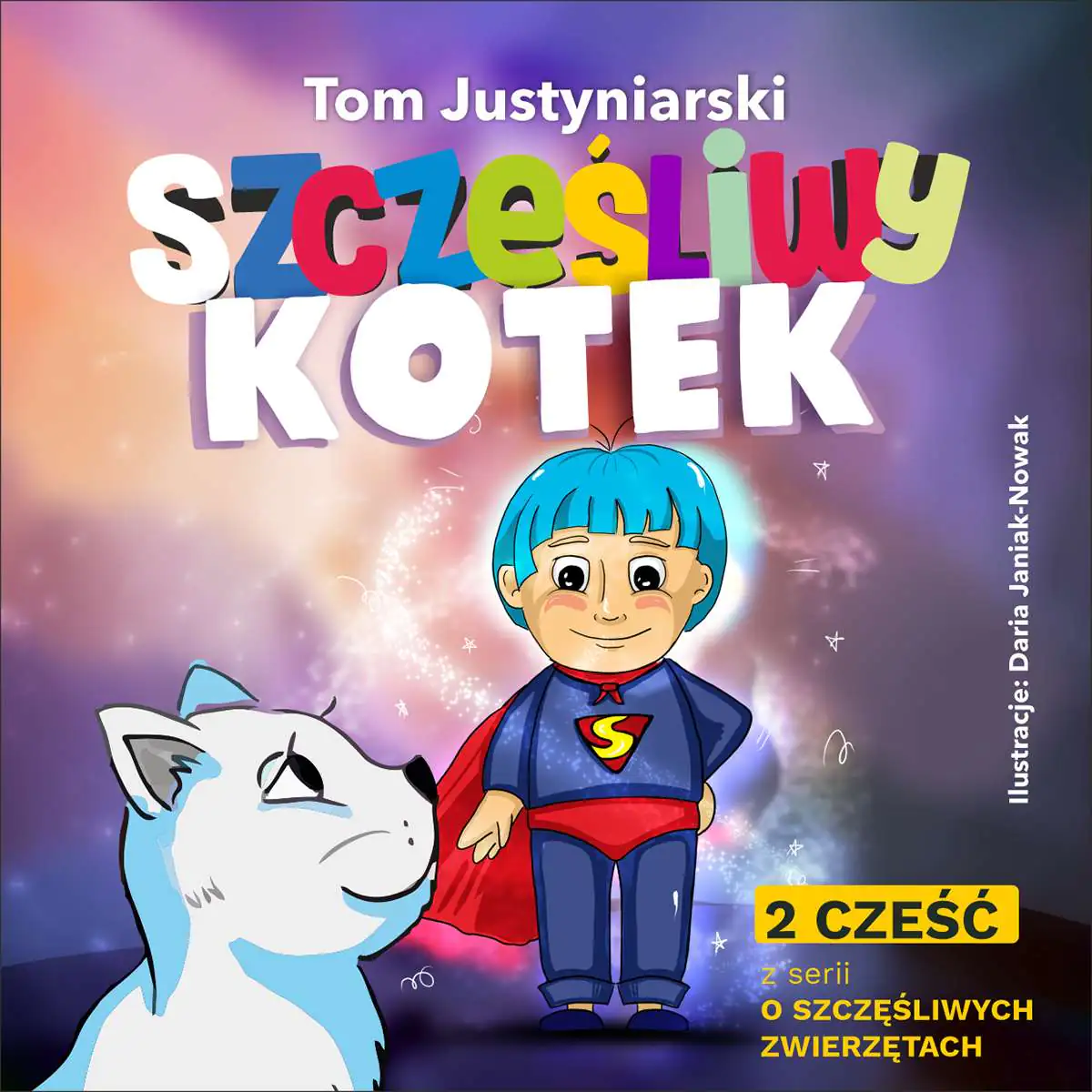 Książka - Szczęśliwy kotek