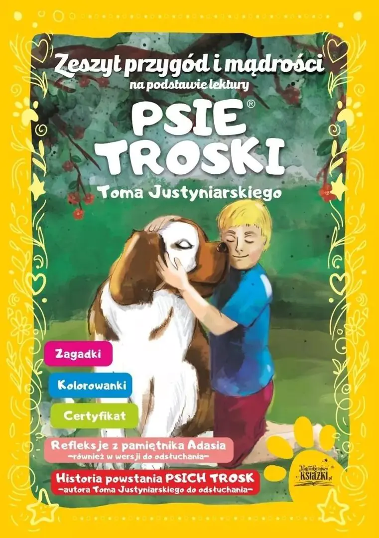 Książka - Zeszyt Przygód i mądrości na podstawie lektury Psie troski