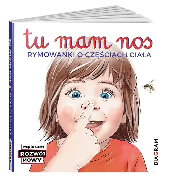 Książka - Tu mam nos. Rymowanki o częściach ciała