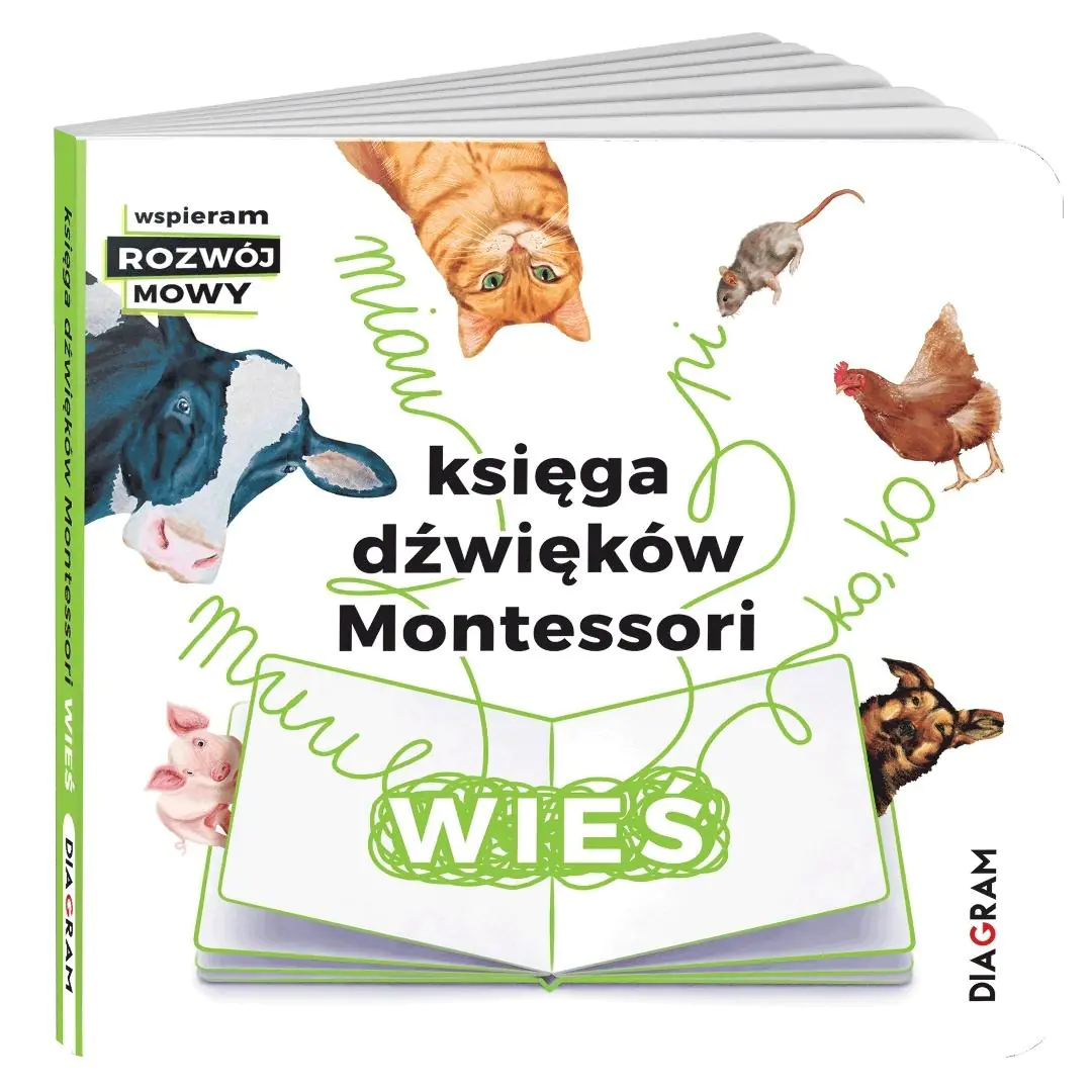 Książka - Księga dźwięków Montessori. Wieś