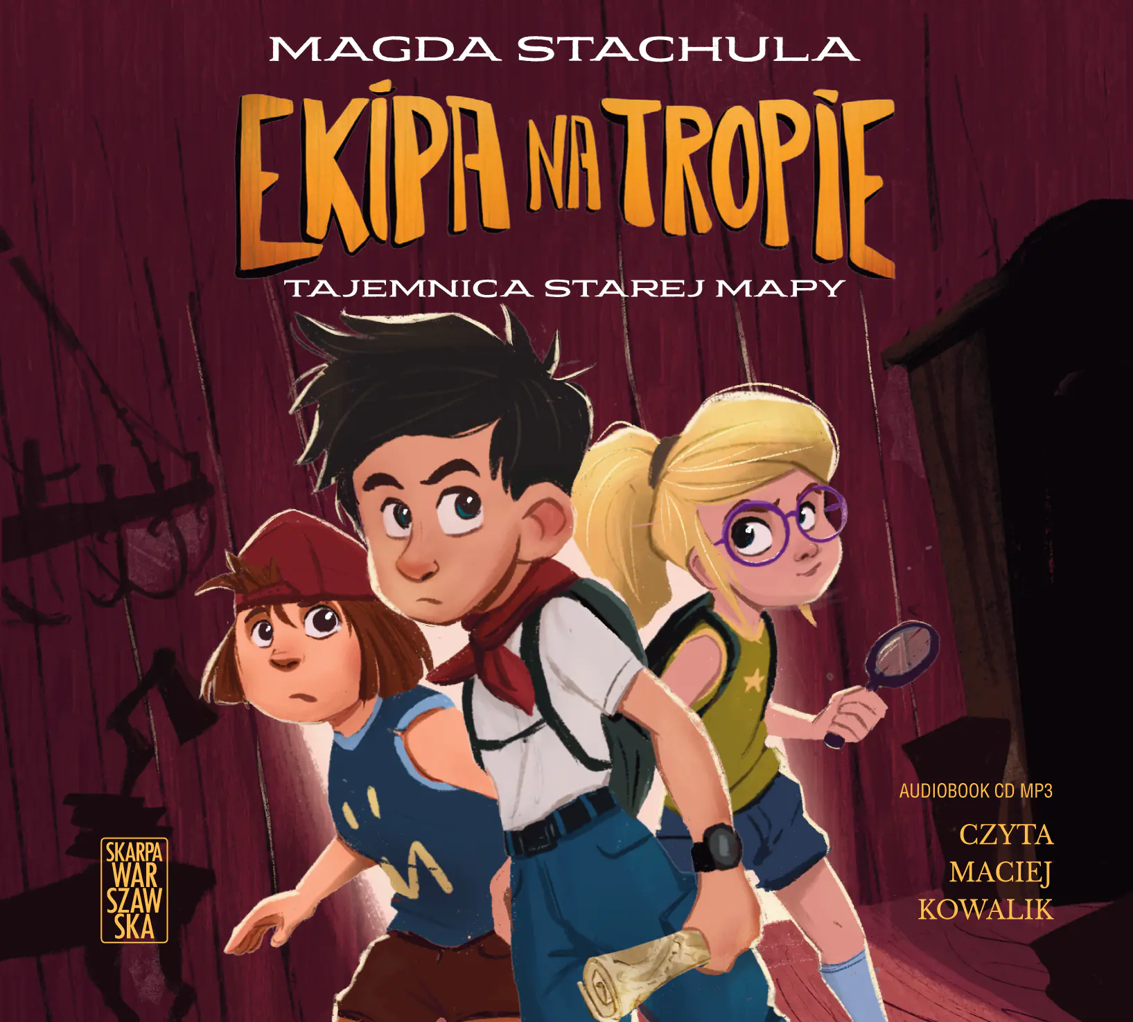 Książka - Tajemnica starej mapy. Ekipa na tropie. Tom 1