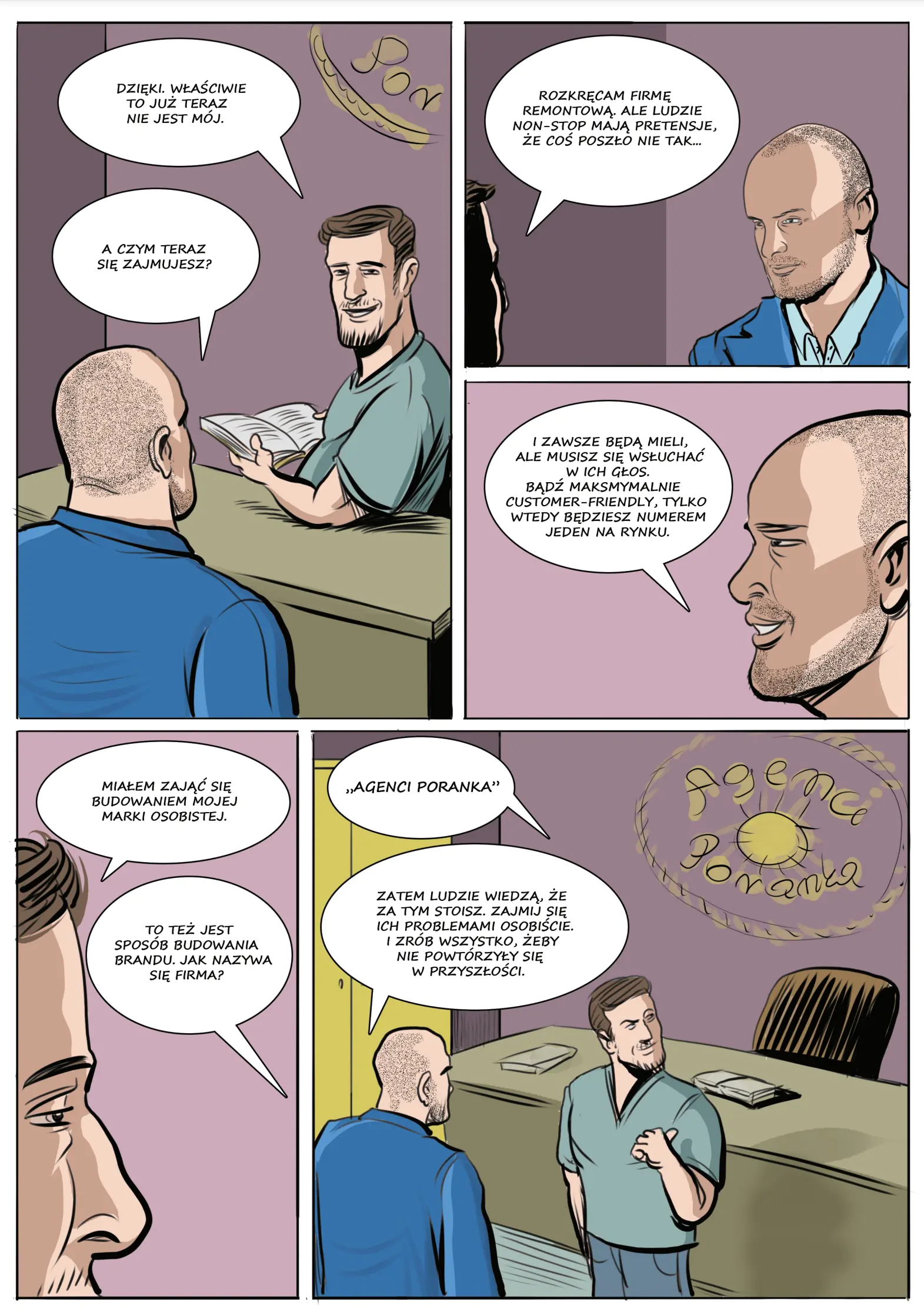 Książka - KOMIKS: Biznes Krok Po Kroku