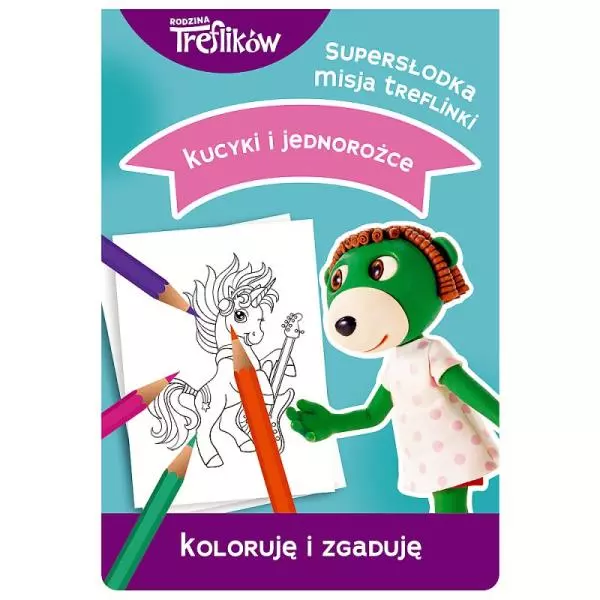 Książka - Książeczka edukacyjna B5 Kucyki i Jednorożce