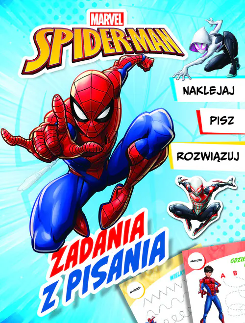 Książka - Zadania z pisania. Marvel Spider-Man