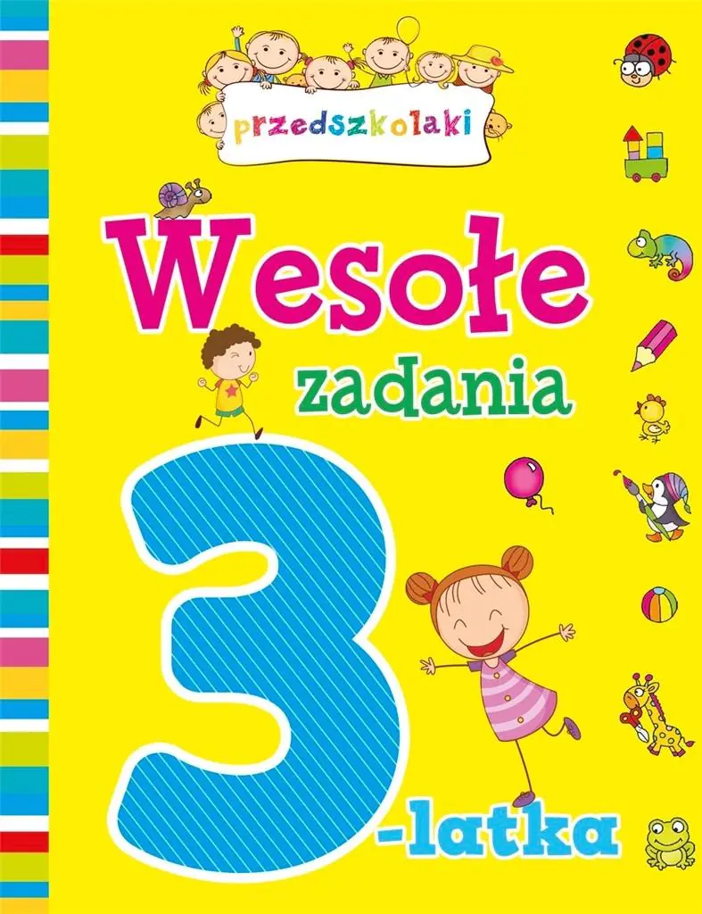 Książka - Wesołe zadania 3-latka